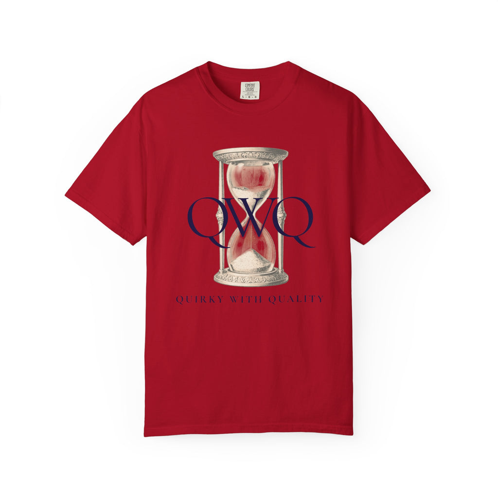Unisex Comfort Colors 1717 Garment-Dyed T-shirt, QWQ "Time Slips Away"