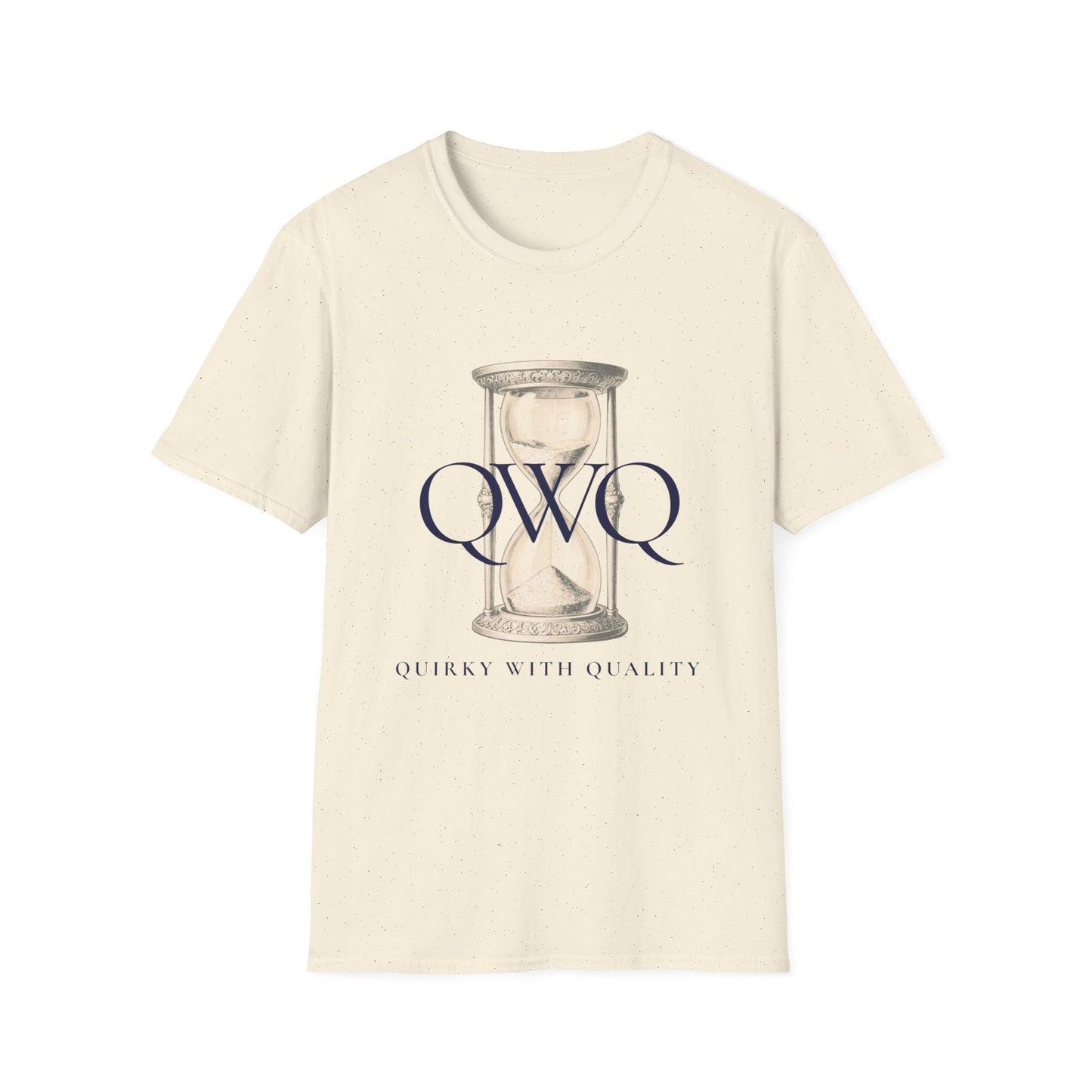 QWQ Hourglass Graphic Tee — Vintage Vibe — “86,400 Seconds In a Day ~ Use Them Wisely”