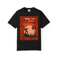 Halloween Cat T-Shirt — "Purr-fectly Spooky" Vintage Witch Design