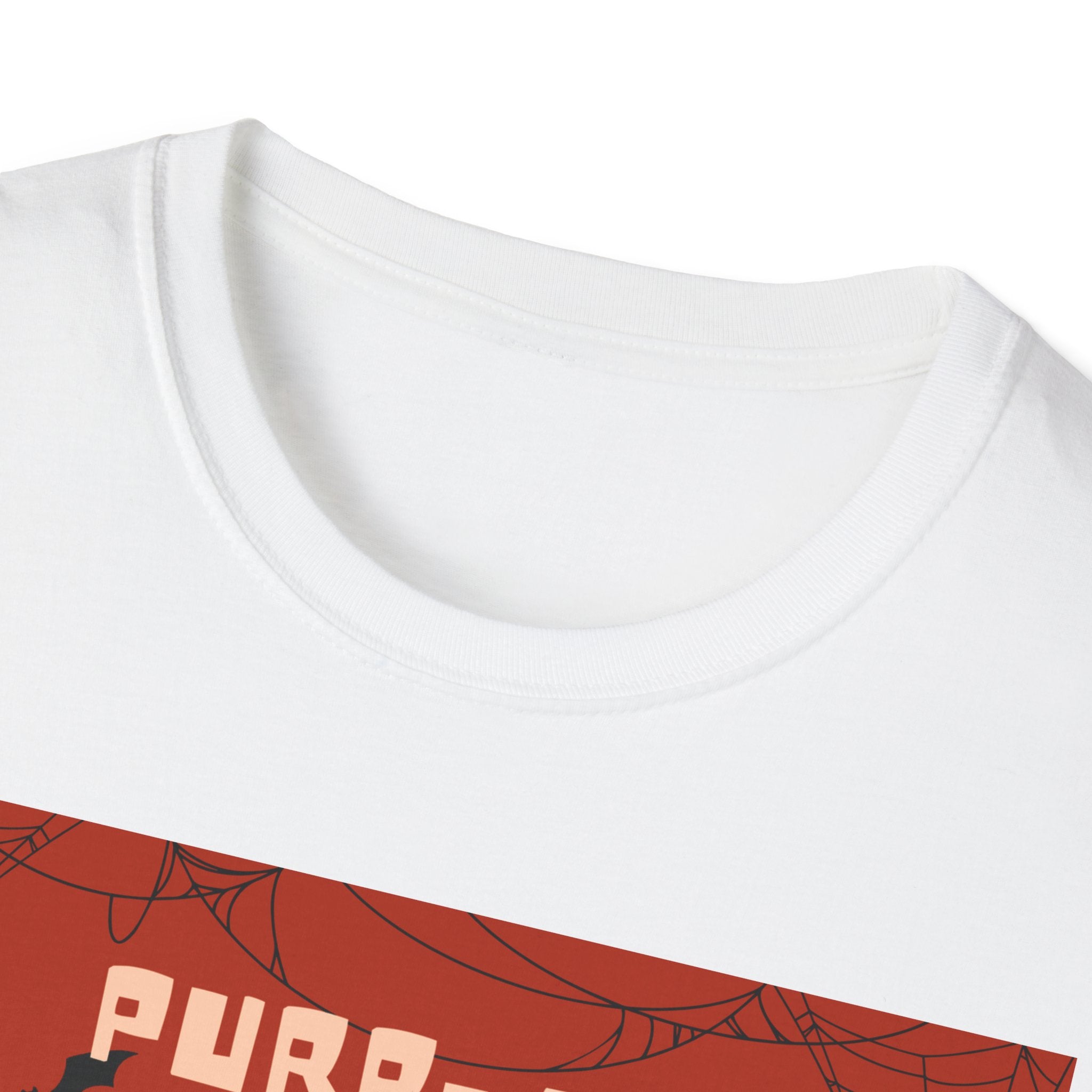 Purr-fectly Spooky Halloween Cat T-Shirt, Vintage vibe, for All Ages, Unisex, Gildan 64000