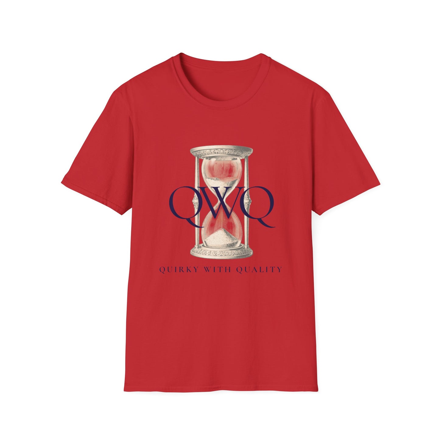 QWQ Hourglass Graphic Tee — Vintage Vibe — “86,400 Seconds In a Day ~ Use Them Wisely”