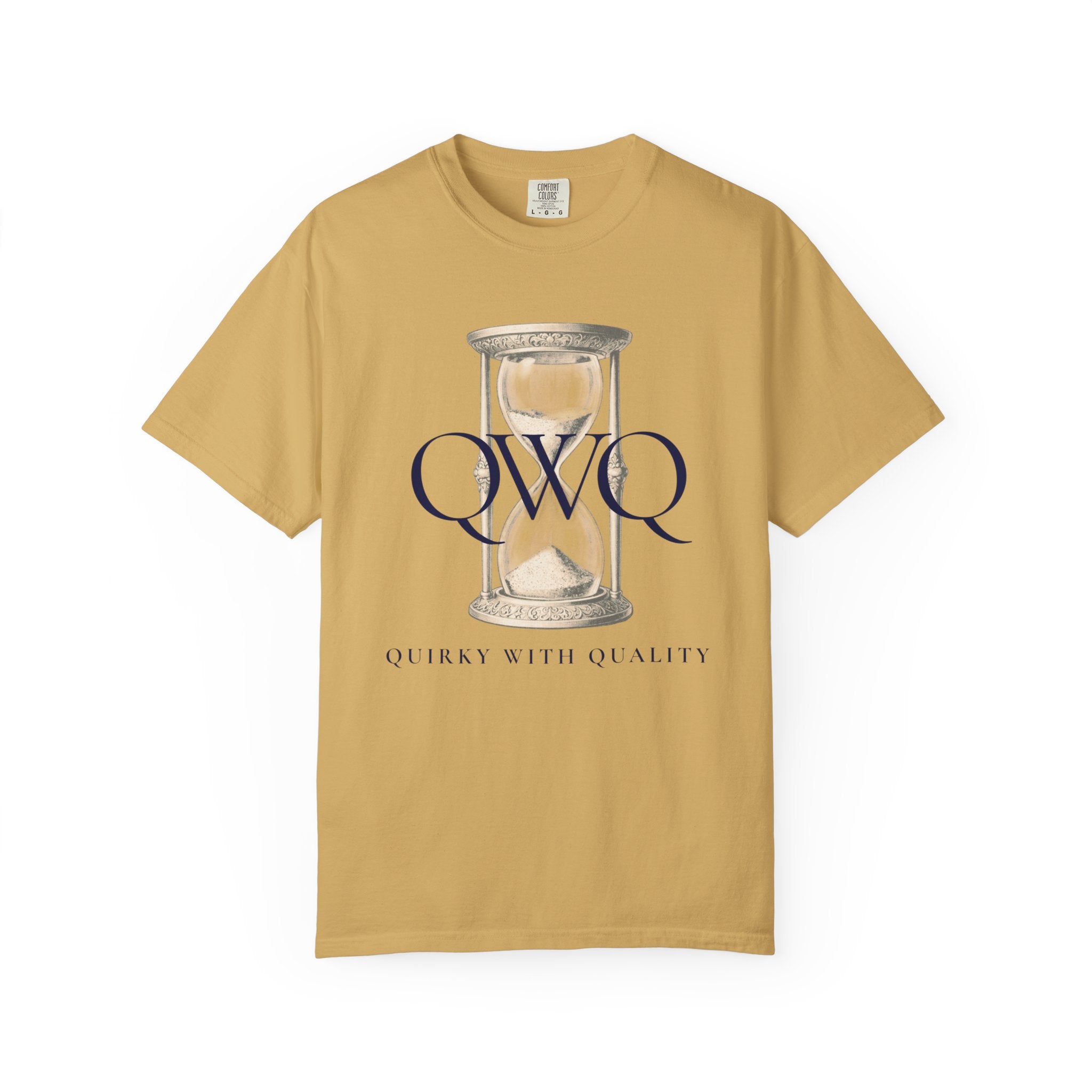Unisex Comfort Colors 1717 Garment-Dyed T-shirt, QWQ "Time Slips Away"