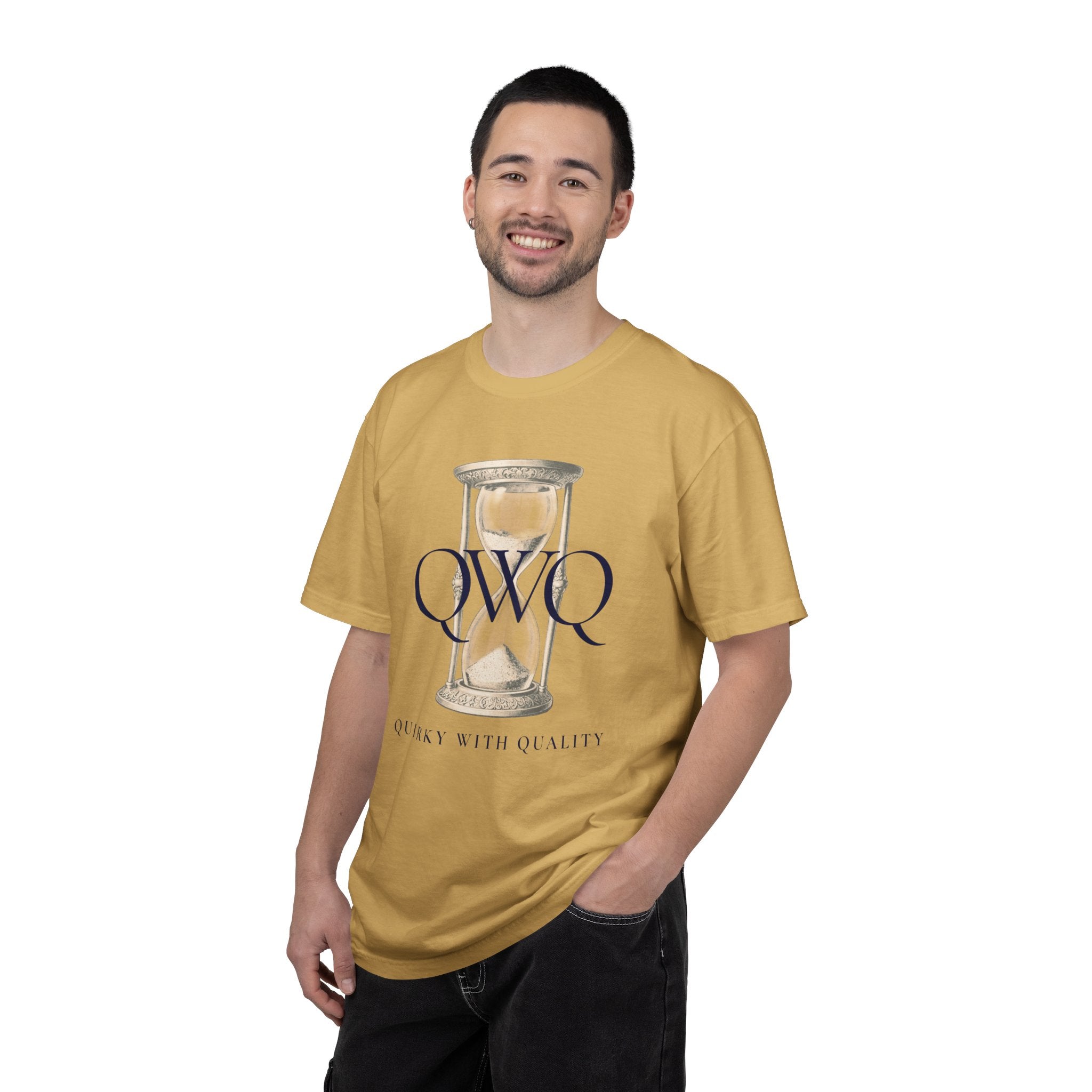 Unisex Comfort Colors 1717 Garment-Dyed T-shirt, QWQ "Time Slips Away"