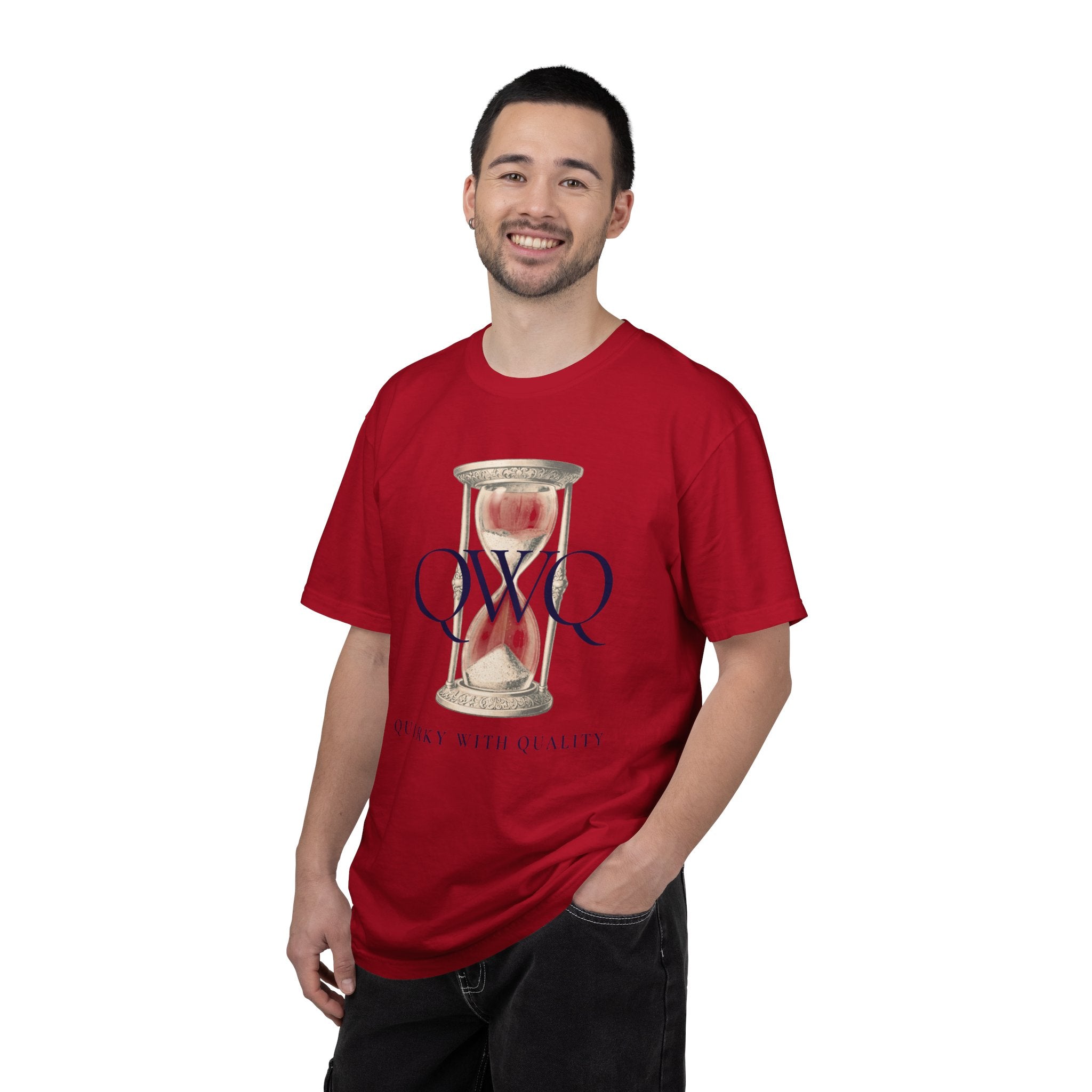 Unisex Comfort Colors 1717 Garment-Dyed T-shirt, QWQ "Time Slips Away"