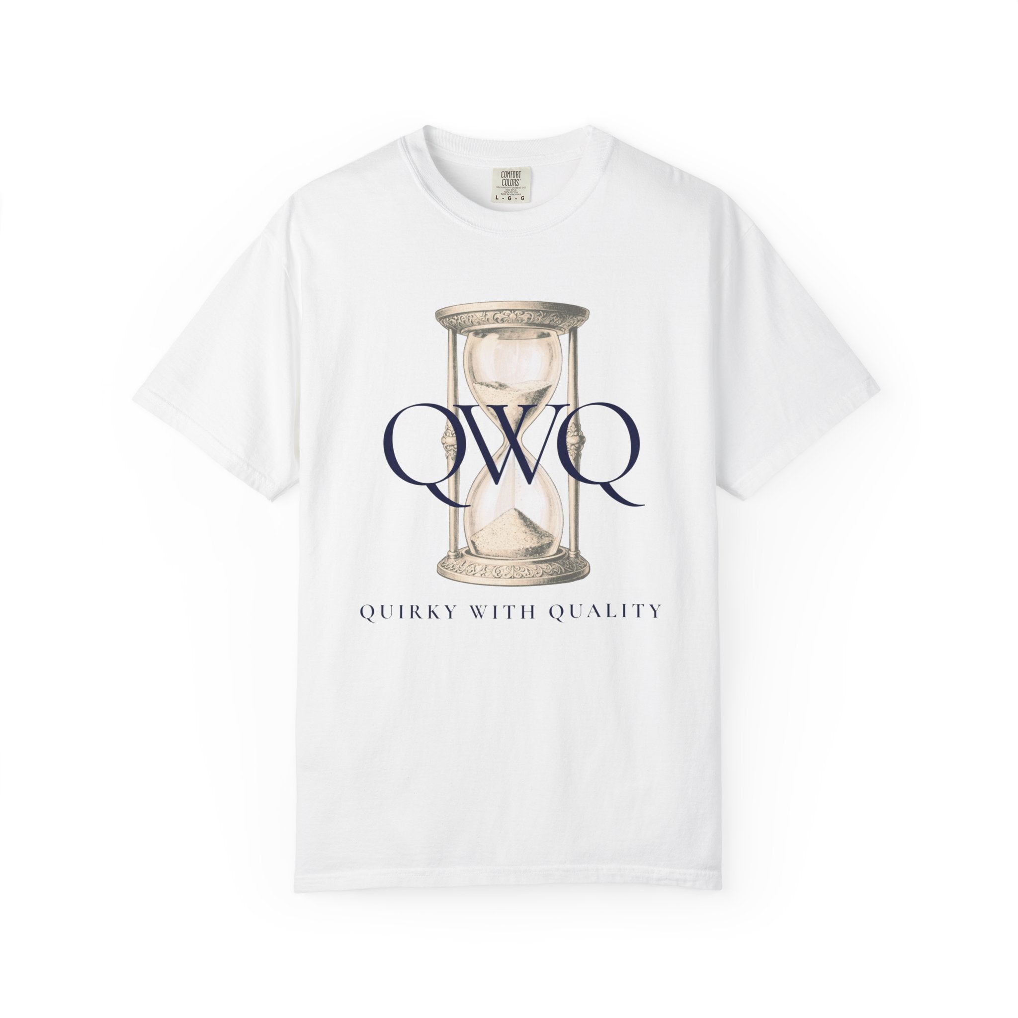 Unisex Comfort Colors 1717 Garment-Dyed T-shirt, QWQ "Time Slips Away"