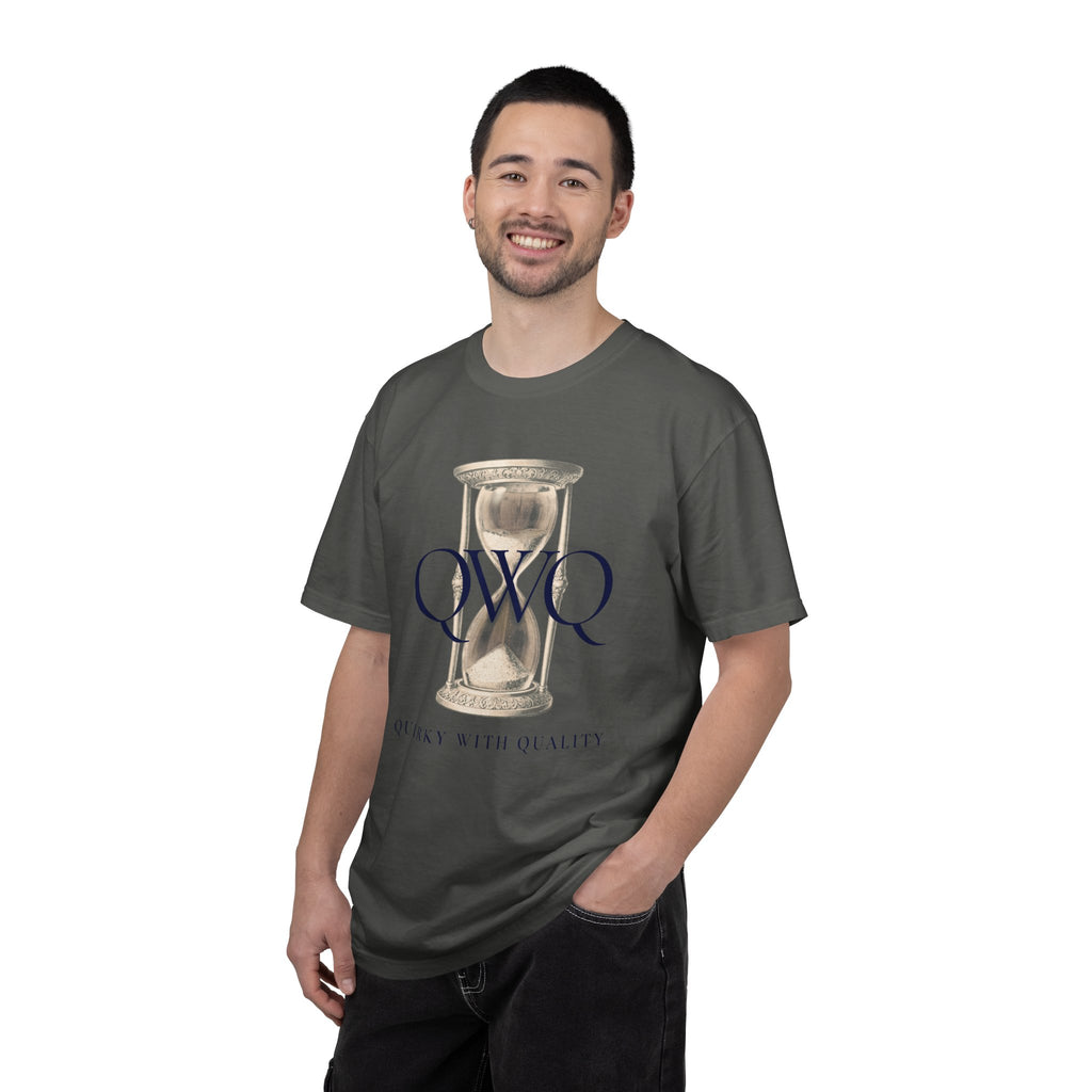 Unisex Comfort Colors 1717 Garment-Dyed T-shirt, QWQ "Time Slips Away"