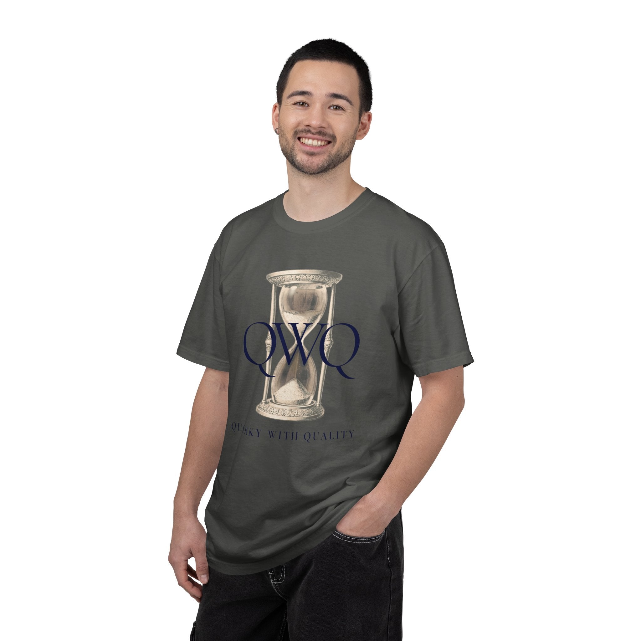 Unisex Comfort Colors 1717 Garment-Dyed T-shirt, QWQ "Time Slips Away"