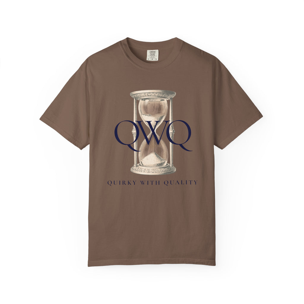 Unisex Comfort Colors 1717 Garment-Dyed T-shirt, QWQ "Time Slips Away"