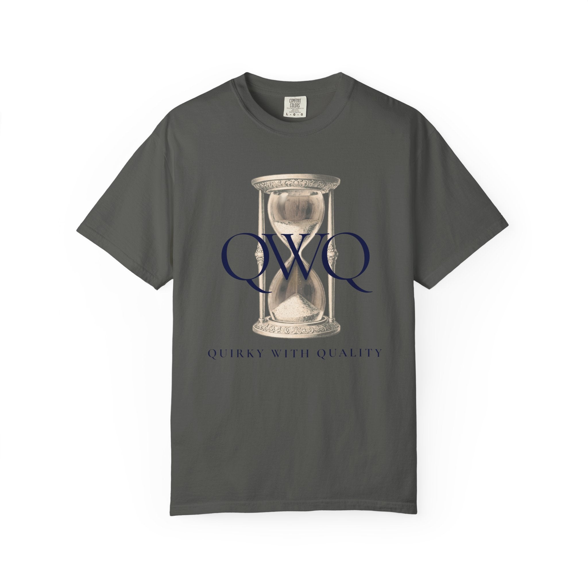 Unisex Comfort Colors 1717 Garment-Dyed T-shirt, QWQ "Time Slips Away"