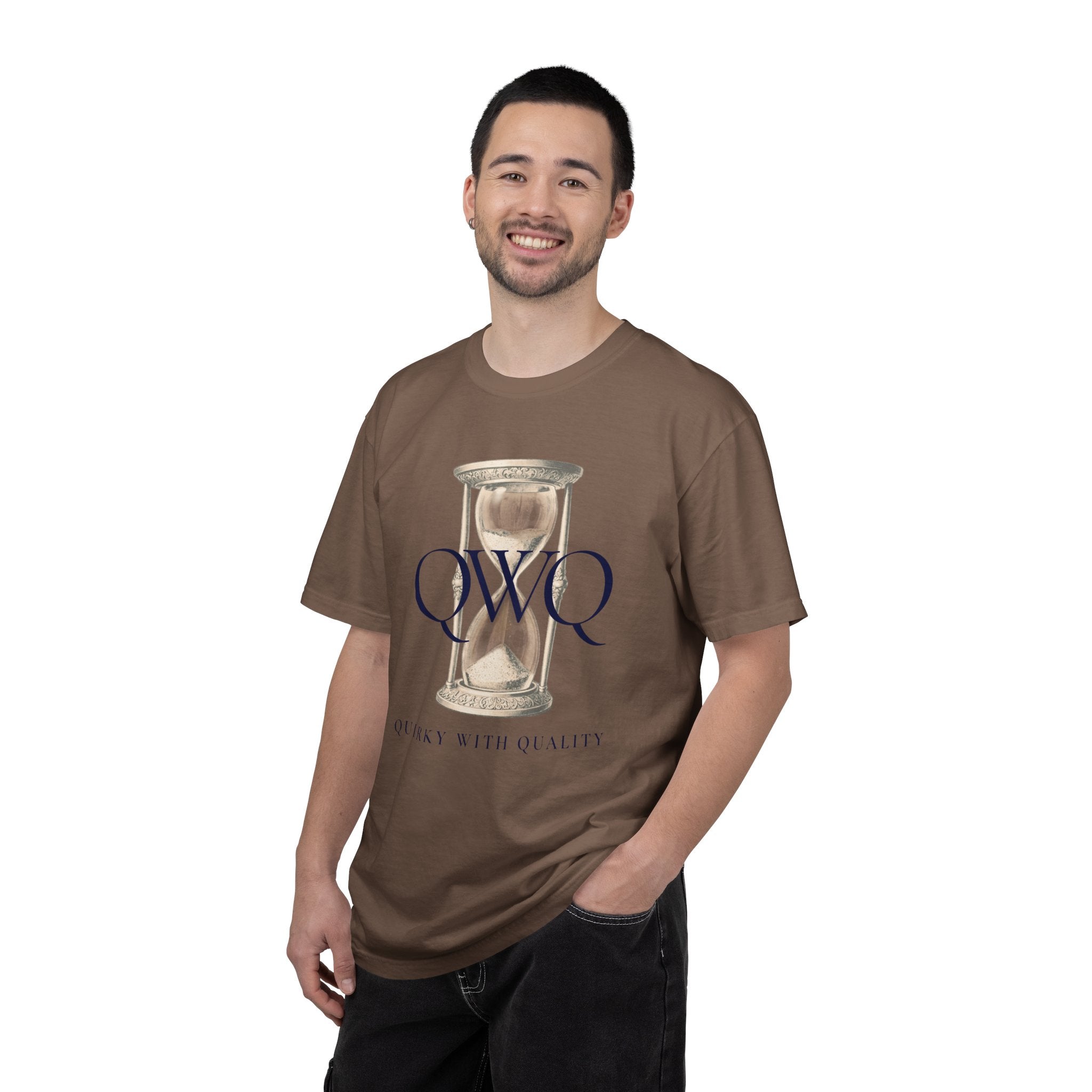 Unisex Comfort Colors 1717 Garment-Dyed T-shirt, QWQ "Time Slips Away"